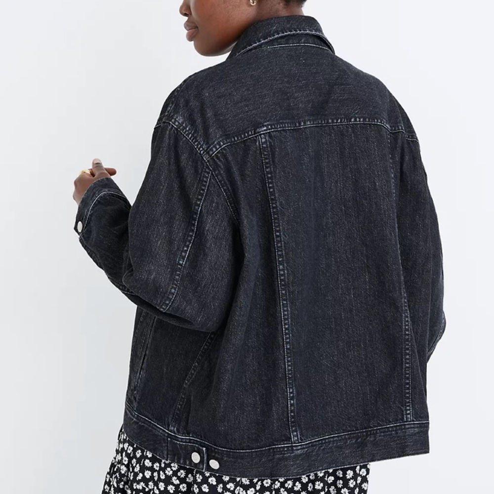 MADEWELL Oversized Trucker Denim Jean Jacket